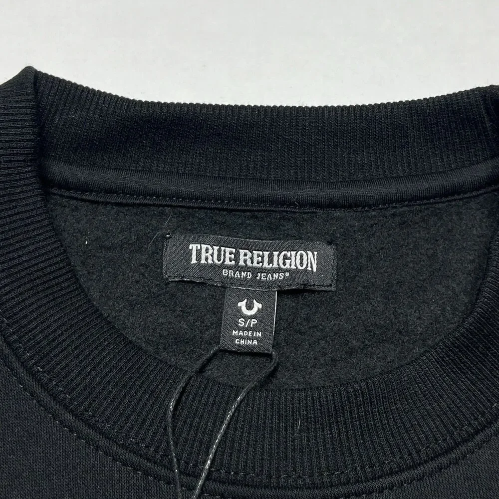 TRUE RELIGION Oversized Budda Pullover Sweatshirt Mens Size Small 71043 Read Des